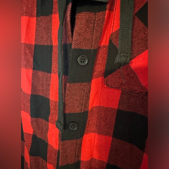 BNWT Risen zip up flannel shacket - Picture 5 of 5